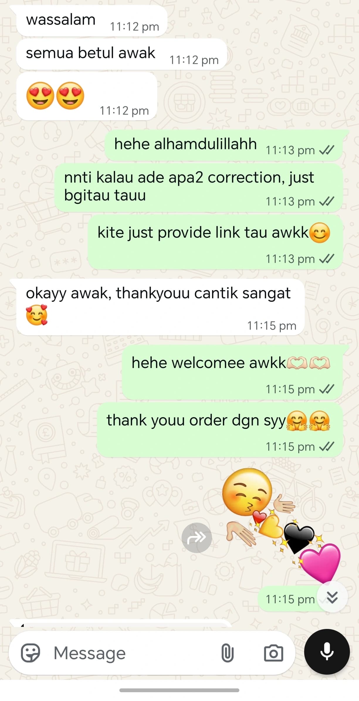 Testimoni pelanggan sebenar
